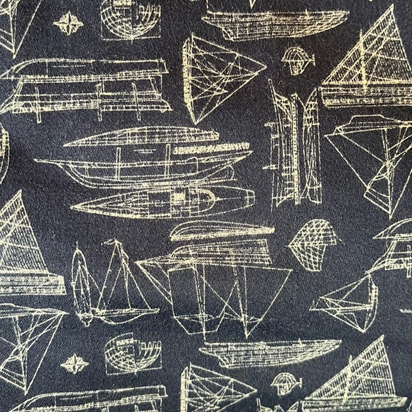 Vintage RALPH LAUREN Size 16 Stretch 5-Pkt Boat Sailing Yacht Graphic Preppy NEW - Picture 9 of 16